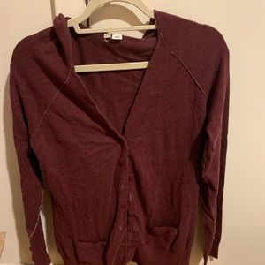 Moth cardigan w/ hood size S